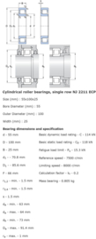 NJ2211-ECP/C3 SKF