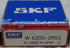 6200-2RS in RVS  SS6200-2RS of W6200-2RS SKF