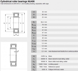 NU406 SKF