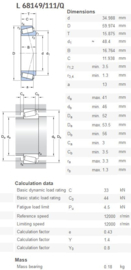 L68149/68111 Timken