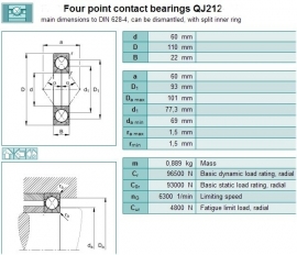 QJ212-MA SKF