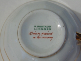 Antiek porseleinen Limoges "Paul Pastaud" koffieservies (14)