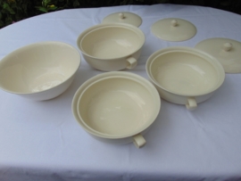 Vintage set Petrus Regout schalen