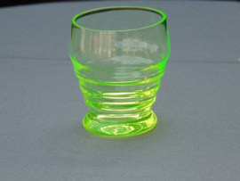 Uranium glazen borrel glas
