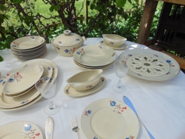 Antiek Cambridge Ivory servies (18)