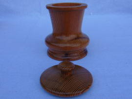 Vintage houten tabakspot