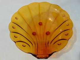Glazen Art Decó schelpmodel schaal (20)