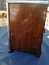 Vierkante Art Deco pendule