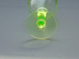 Uranium glazen wijnglas