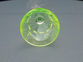 Uranium glazen wijnglas