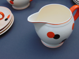 Vintage Harlekin koffieservies