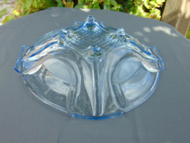 Wunderschönes Art Deco Glas (Obst) Gericht