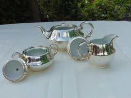 WMF Silber Stein Tee-Set