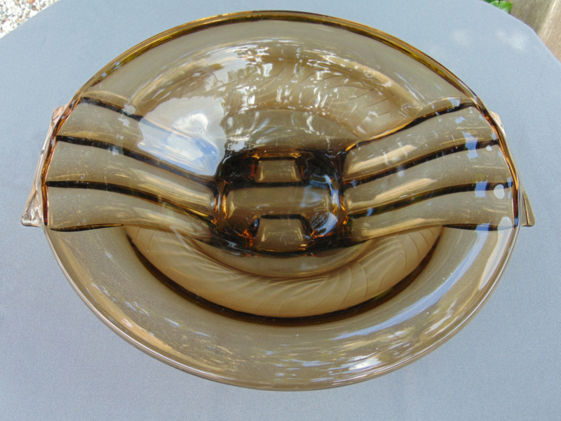 Oneerlijkheid verbinding verbroken klant Art Decó glazen (fruit) schaal | Antieke glazen schalen. | De Vijf sparren