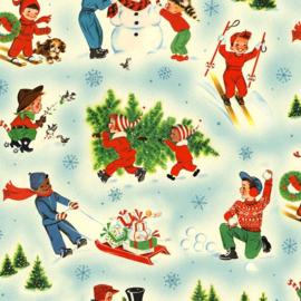 Snowy Playground - Michael Miller Fabrics