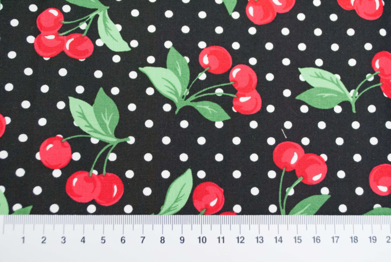 Cherry Dot - Michael Miller Fabrics - 100% katoen