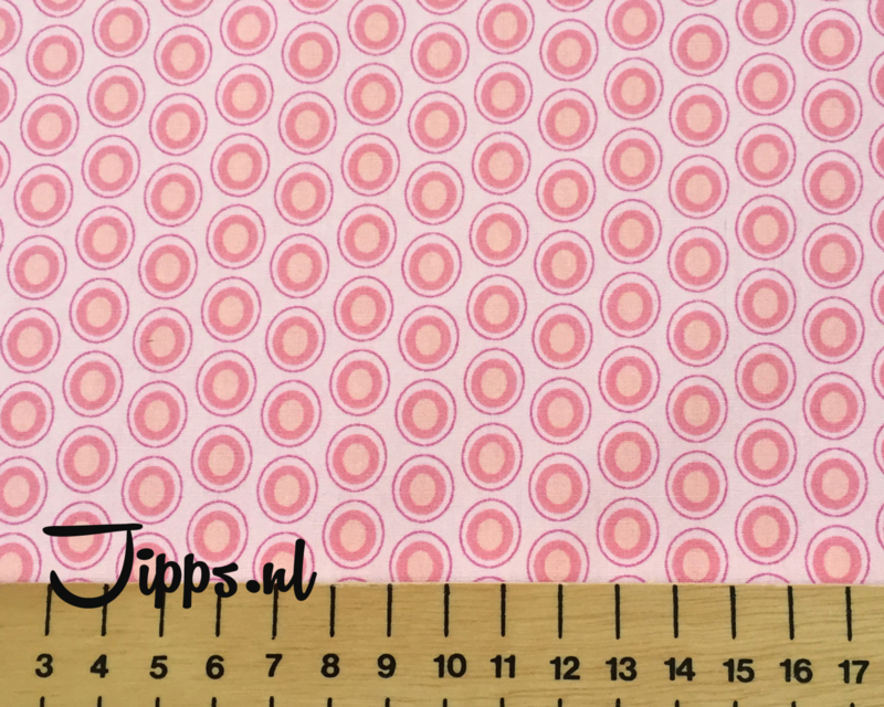 Parfait Pink Oval Elements  - Art Gallery Fabrics