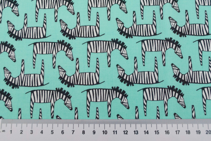 Zig Zag Zebra - Michael Miller Fabrics - 100% katoen