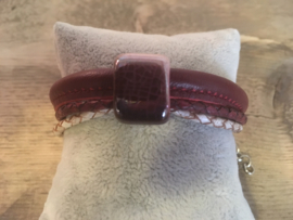 Armband  bordeaux aubergine