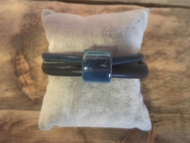 Armband  petrol blauw