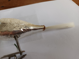 Oud glazen vogeltje