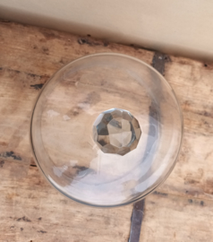 Franse dik glazen cloche
