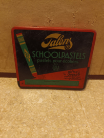 Talens schoolpastels blikje