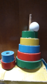 Houten  stapeltoren
