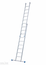 Solide 2-delige ladder 2 x 8 sporten met stabilisatiebalk,  vrijstaand