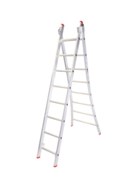 Das Solide ECO PRO 2-delige Bouwladder ongecoat