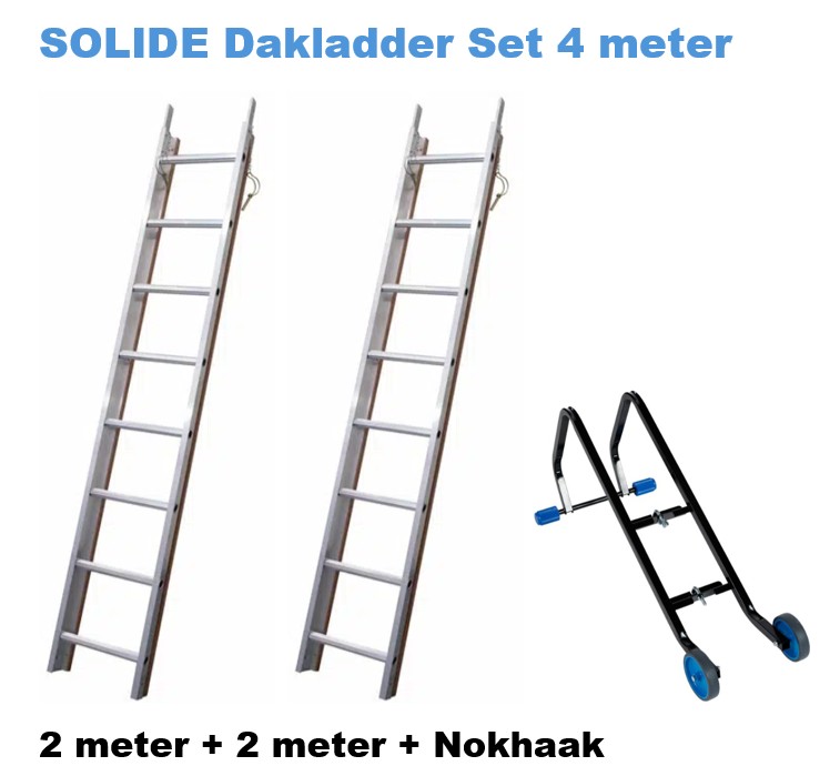 Solide Dakladder Set Snelbouwsysteem (DLset4m)