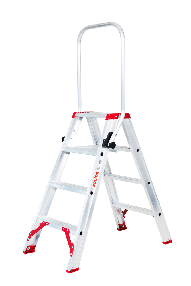 Solide Dubbele Trap 2×4 treden ECO PRO (DTE04)