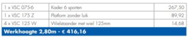 Kamersteiger VSC werkhoogte 2.70 mtr (VSC10)