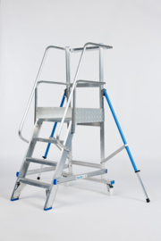 Solide Mobiele bordestrap  (niet inklapbaar) 4 treden (MBT04)