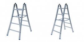 Dubbele scharnierladder / Bokladder