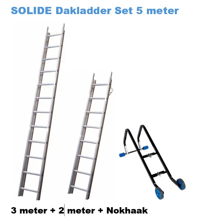 Solide Dakladder Set Snelbouwsysteem (DLset5m)