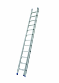 Solide 2-delige ladder 2 x 12 sporten met stabilisatiebalk,  vrijstaand