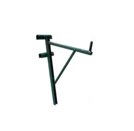 Solide stellinghaak, zwart gecoat (SHK)