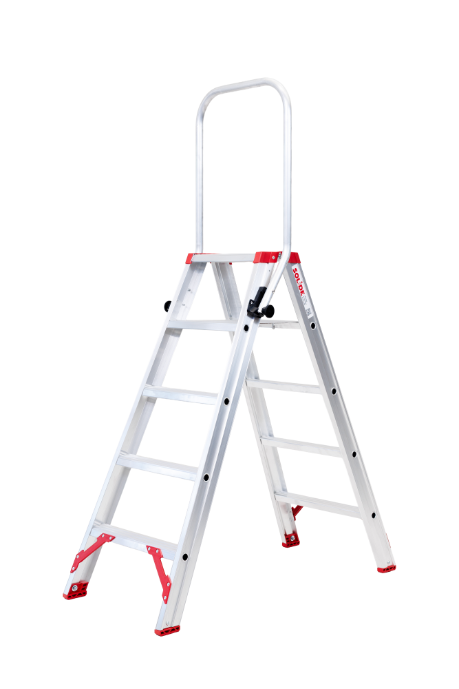 Solide Dubbele Trap 2×5 treden ECO PRO (DTE05)