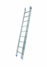 Solide 2-delige ladder 2 x 9 sporten met stabilisatiebalk,  vrijstaand