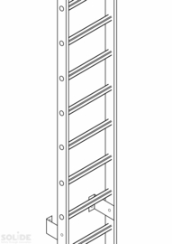 Ladder zonder kooi prijs per meter