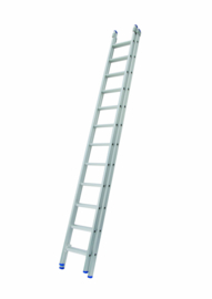 Solide 2-delige ladder 2 x 14 sporten met stabilisatiebalk,  vrijstaand