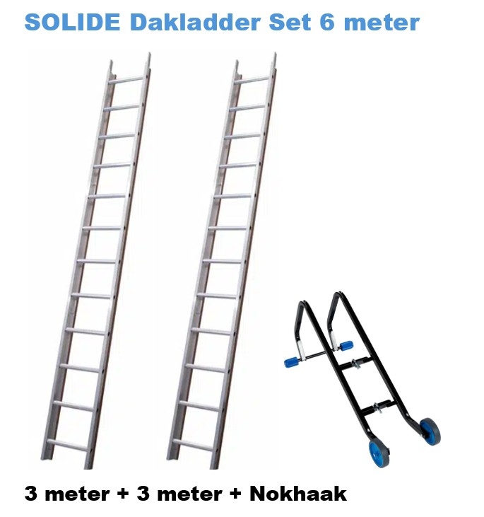 Solide Dakladder Set Snelbouwsysteem (DLset6m)