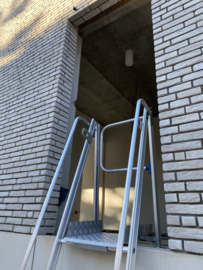 DAS Solide Toegangsplatform voor op de Bouwwerf EAD 8 tot 13 treden (EAD0813)