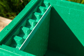 6-ramer Simplex kunststof kast - groen