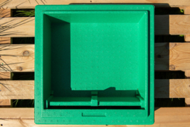 Segeberger voerbak model 'Mommers' - Groen