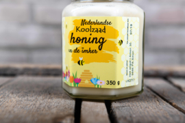 Honing etiketten Modern 100 stuks blanco
