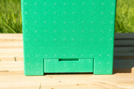 6-ramer Simplex kunststof kast - groen