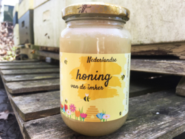 Honing etiketten Modern 100 stuks blanco