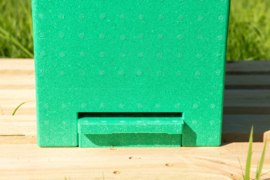 6-ramer Simplex kunststof kast - groen